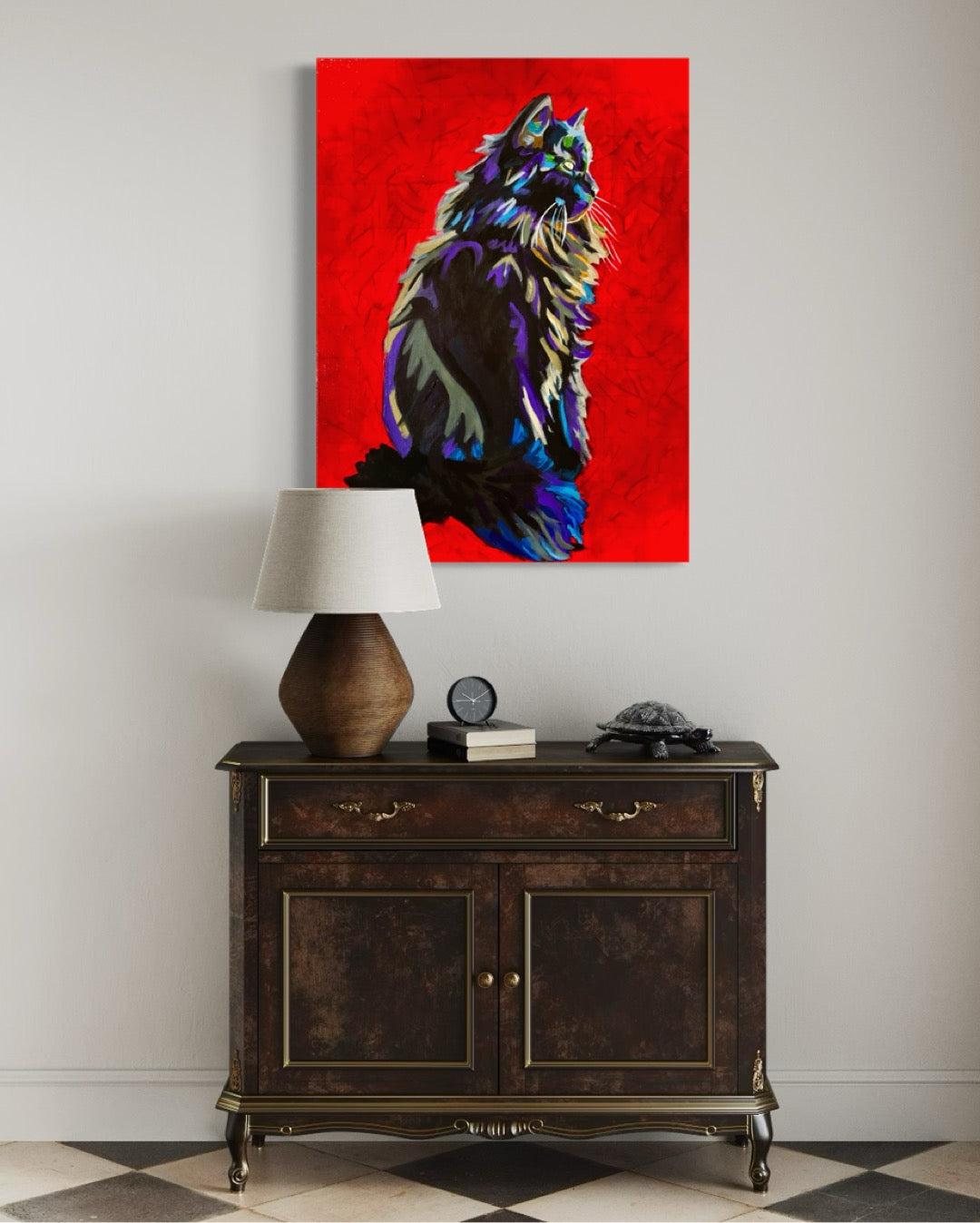 Custom acrylic pet portraits