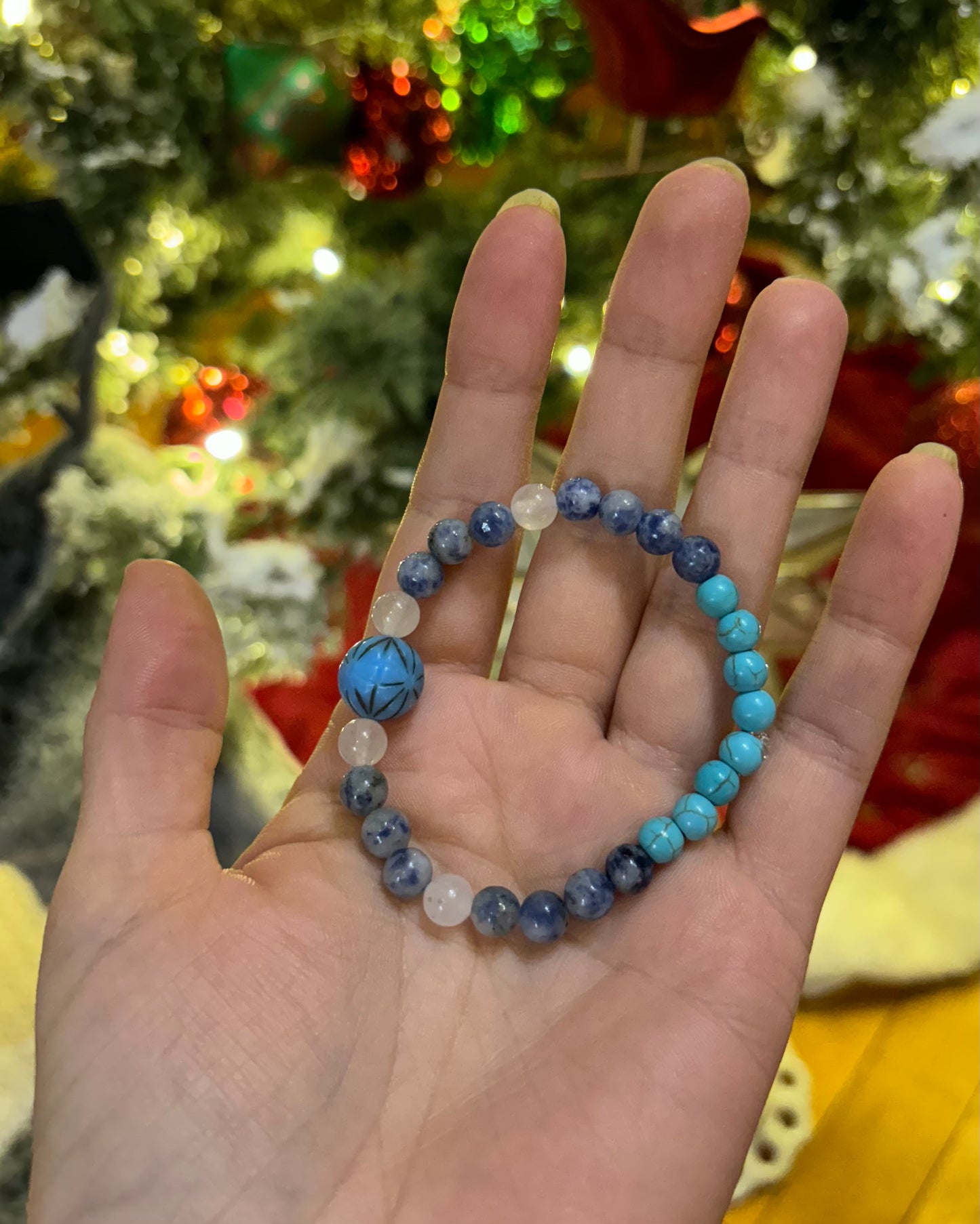 Sky mala bracelet