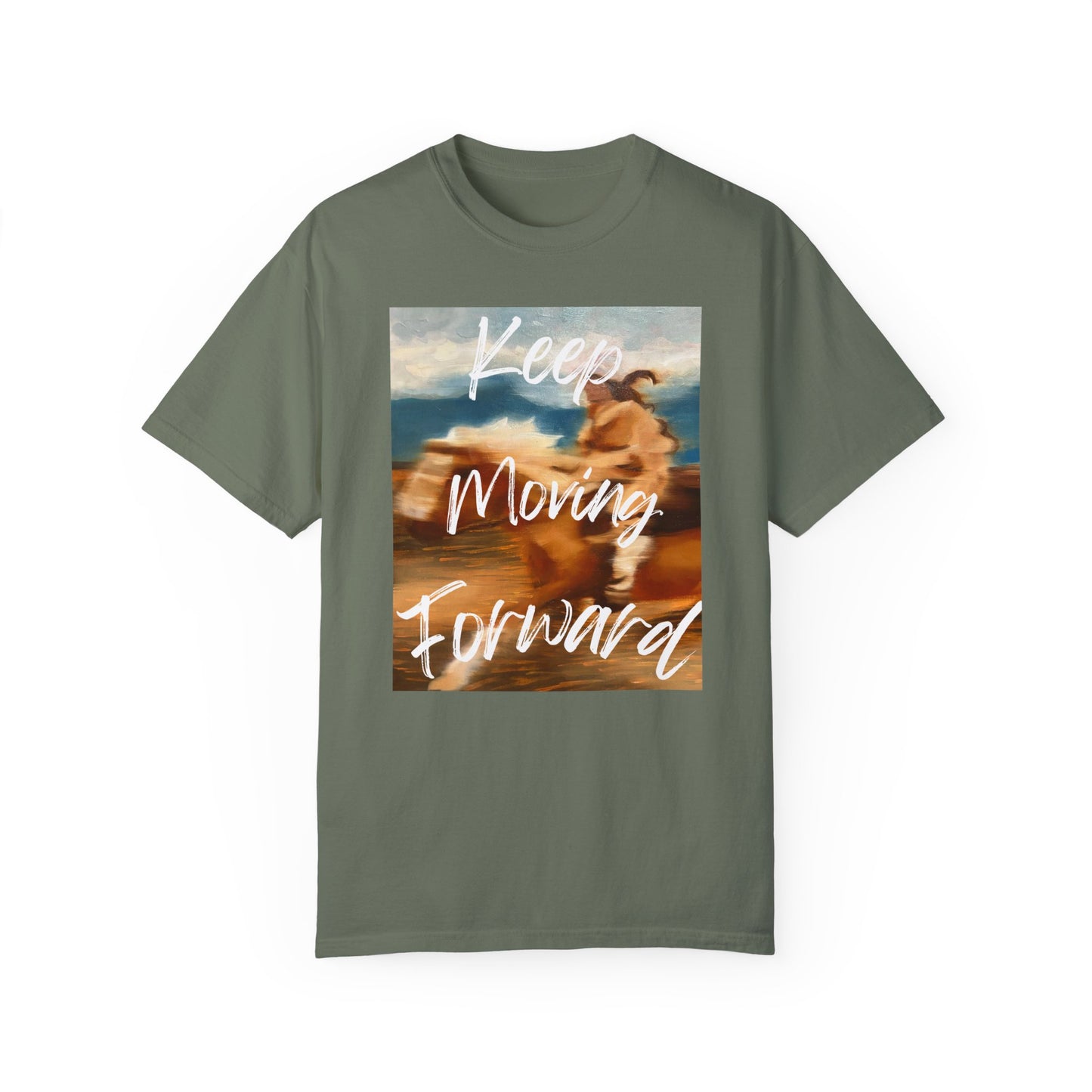 Forward momentum unisex T