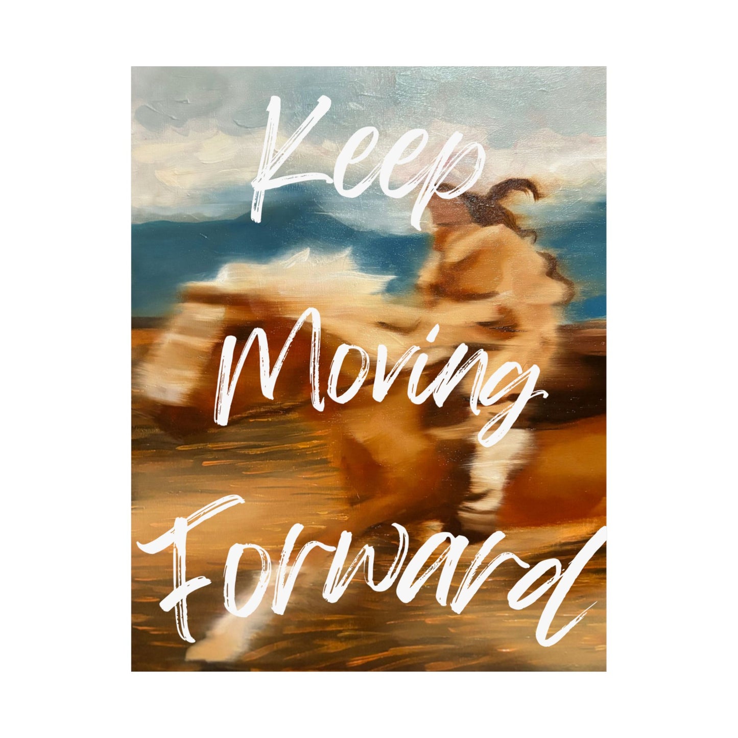 Forward momentum Matte Vertical Posters