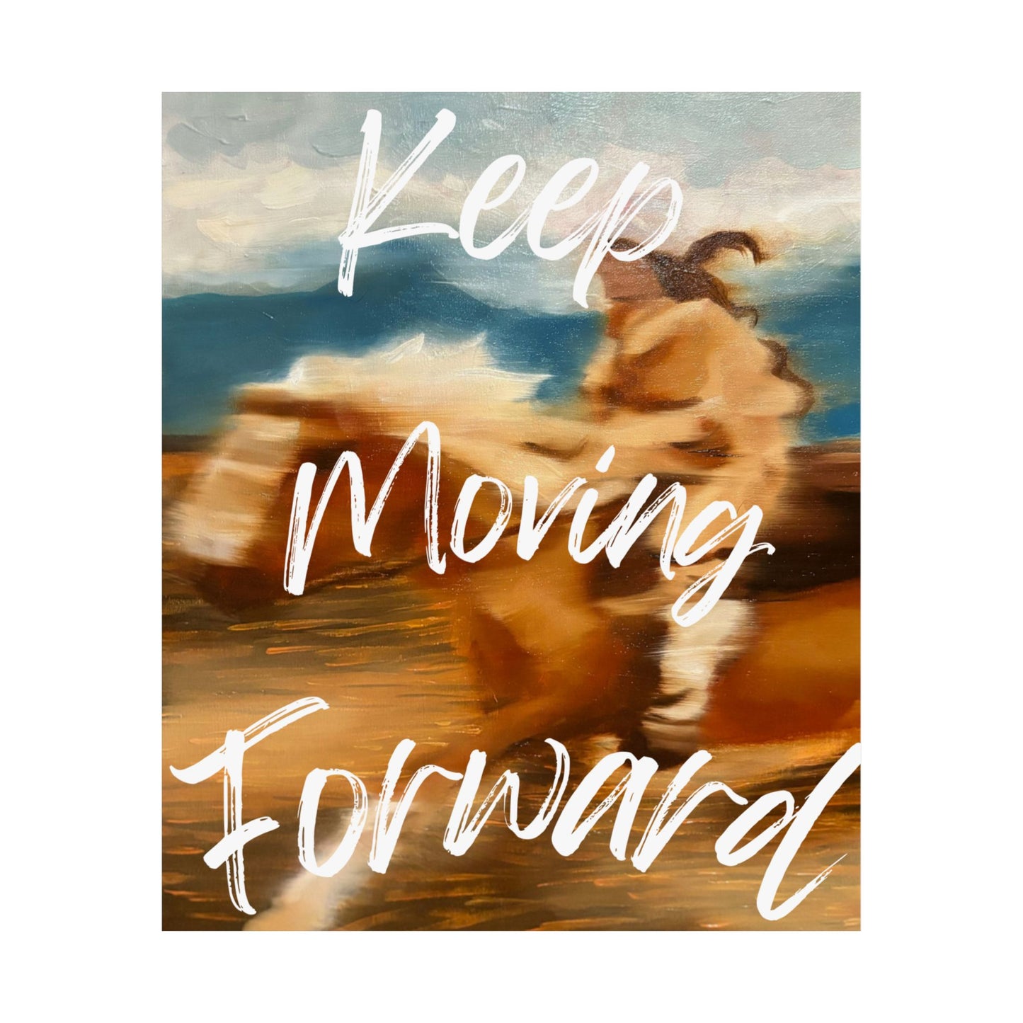 Forward momentum Matte Vertical Posters