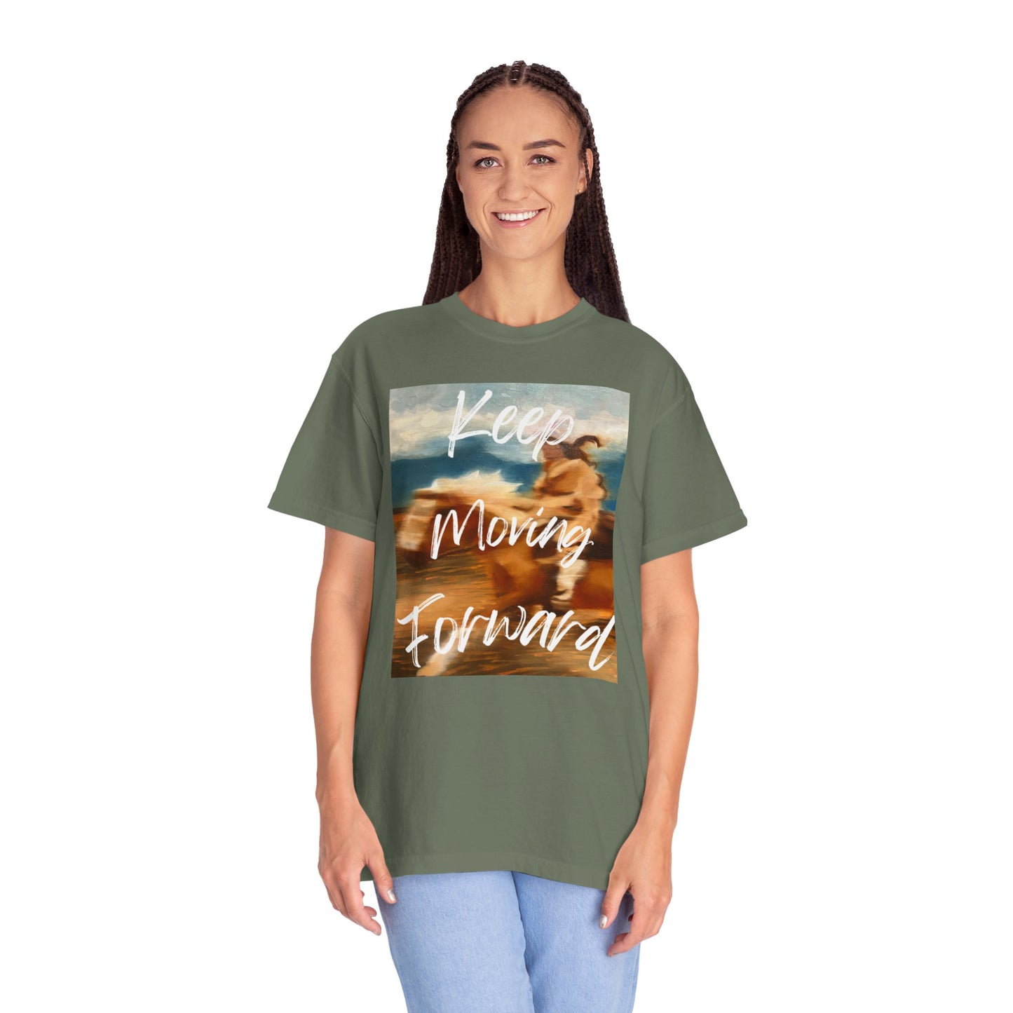 Forward momentum unisex T