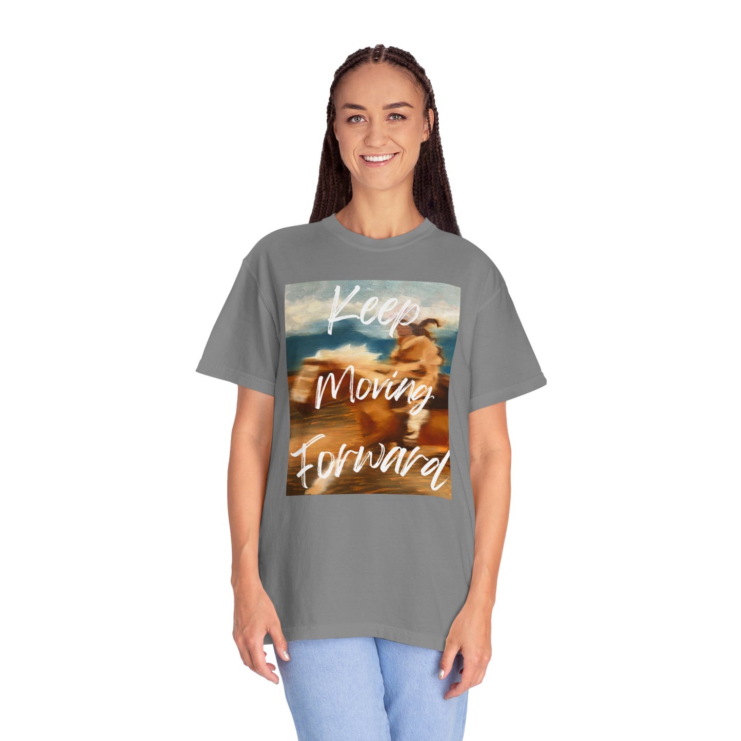 Forward momentum unisex T