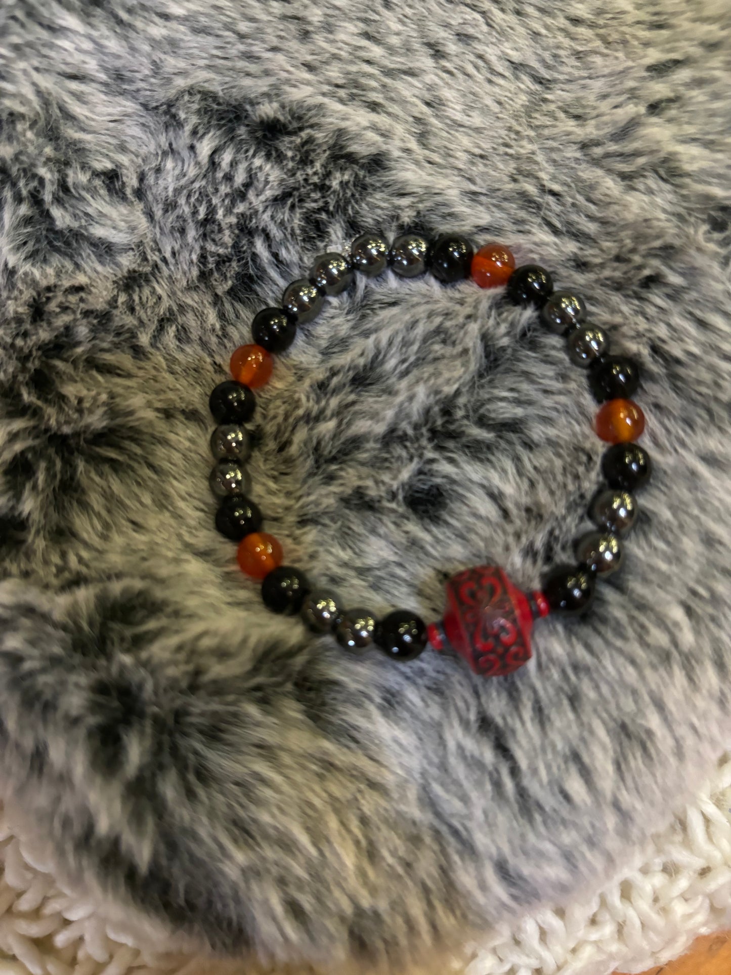 Strength mala bracelet