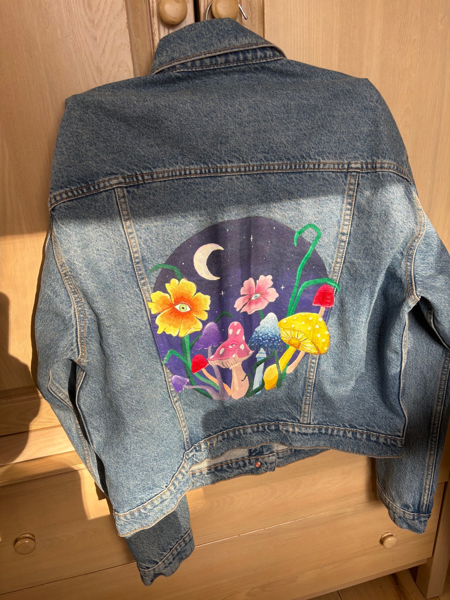 Mystic mushrooms Jean jacket