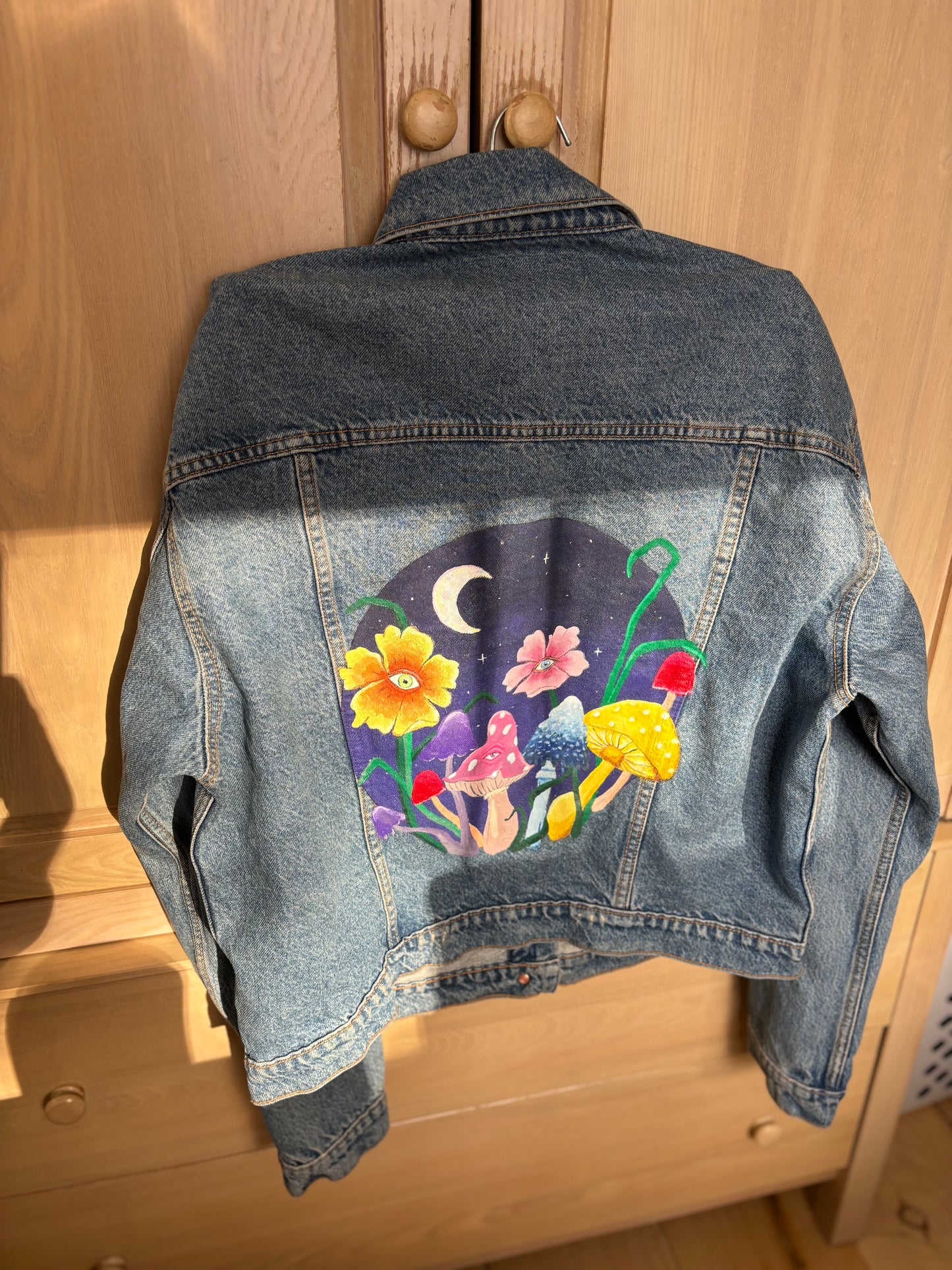 Mystic mushrooms Jean jacket