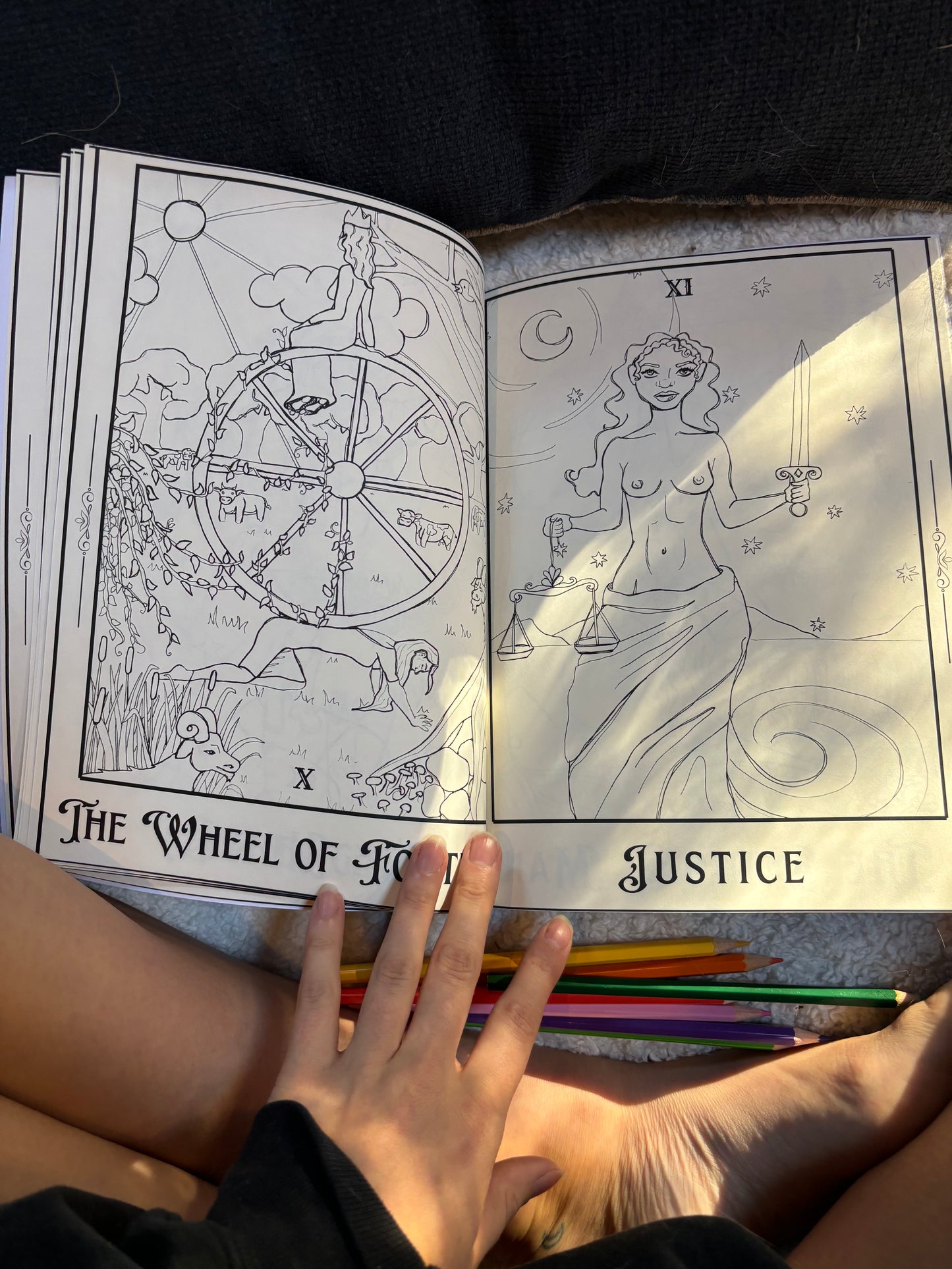 Major Arcana Adult Coloring Book