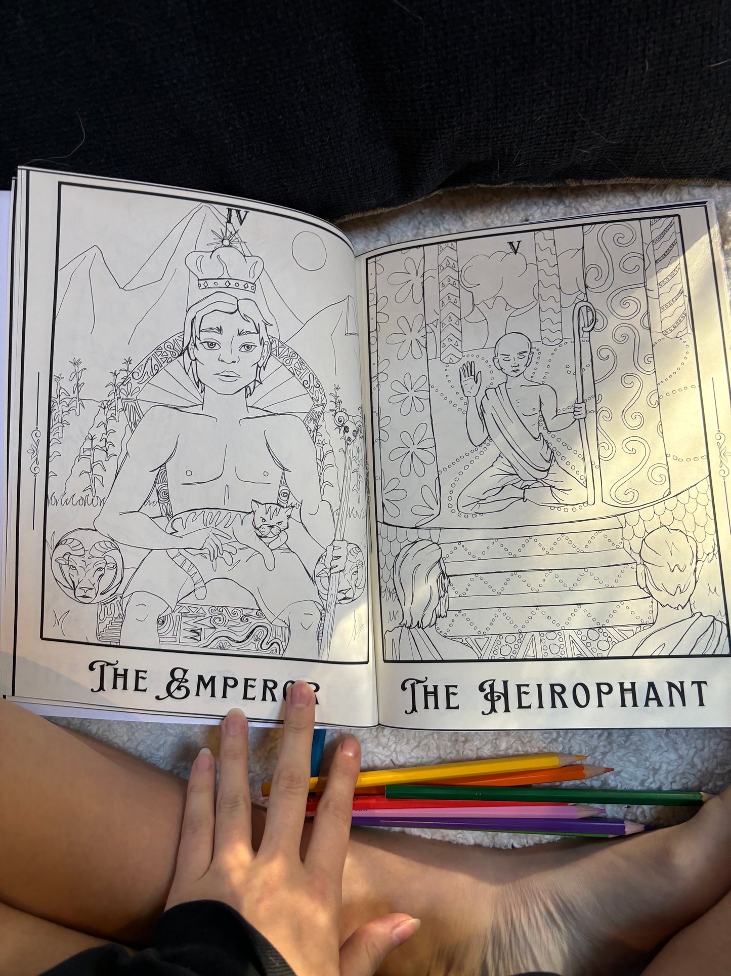 Major Arcana Adult Coloring Book