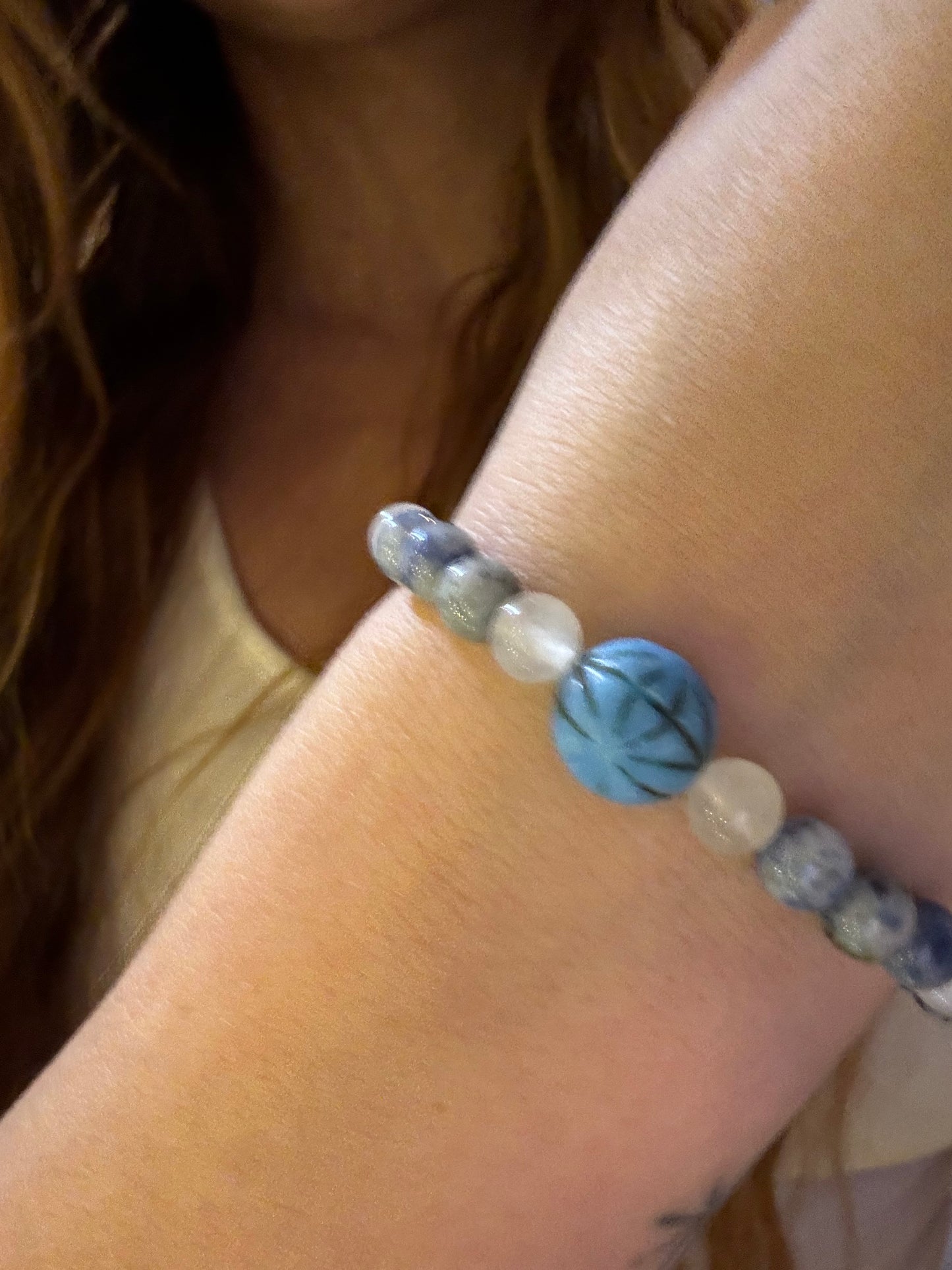 Sky mala bracelet